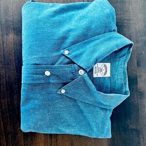 Brooks Brothers Indigo Button-Up. Size Large.